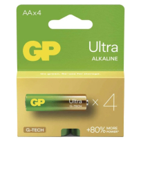baterie alkalická GP Ultra (G-TECH) LR6 (AA), krabička 4ks